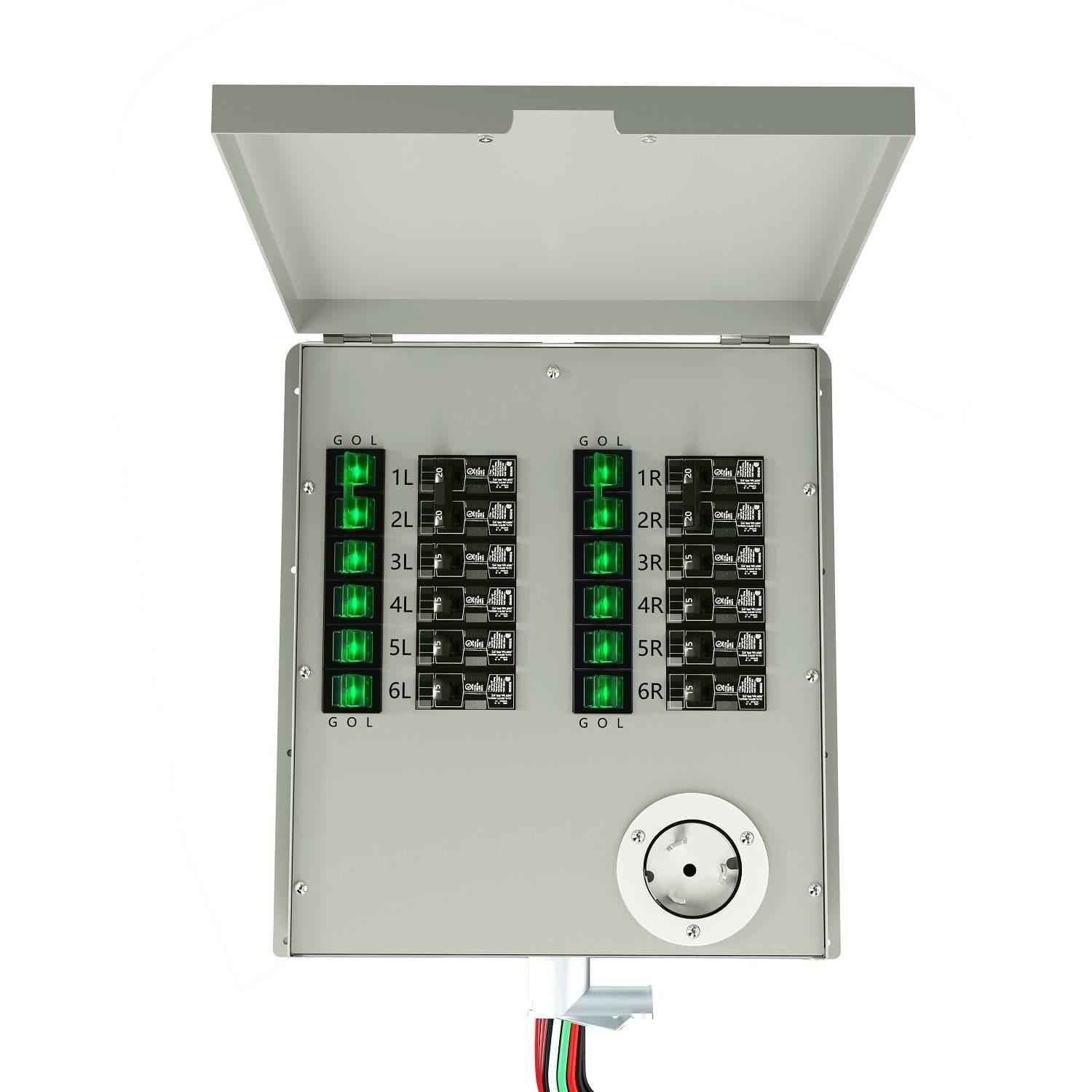 Nature's Generator 12-Circuit 120/240V 50A Non-Automatic Power Transfer Switch