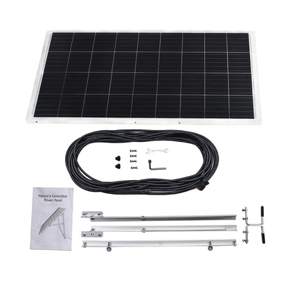 Nature's Generator Power Panel with 50 foot cable and MC4 Branch Connector - East Bay Industries