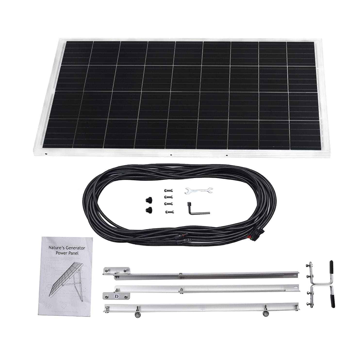 Nature's Generator Lithium 3600 Solar Generator and Transfer Switch