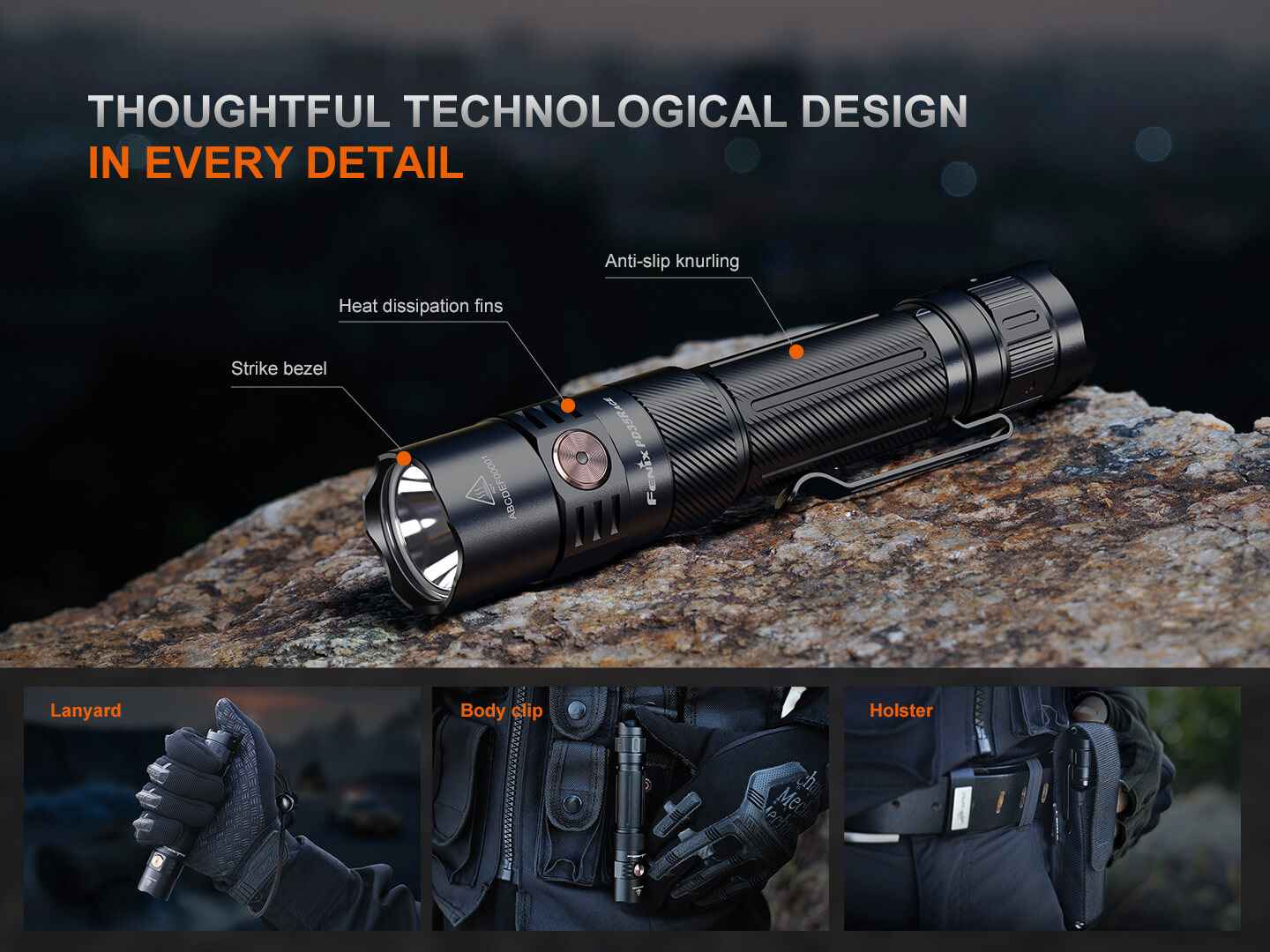Fenix PD35R ACE Multi-mode Tactical Flashlight