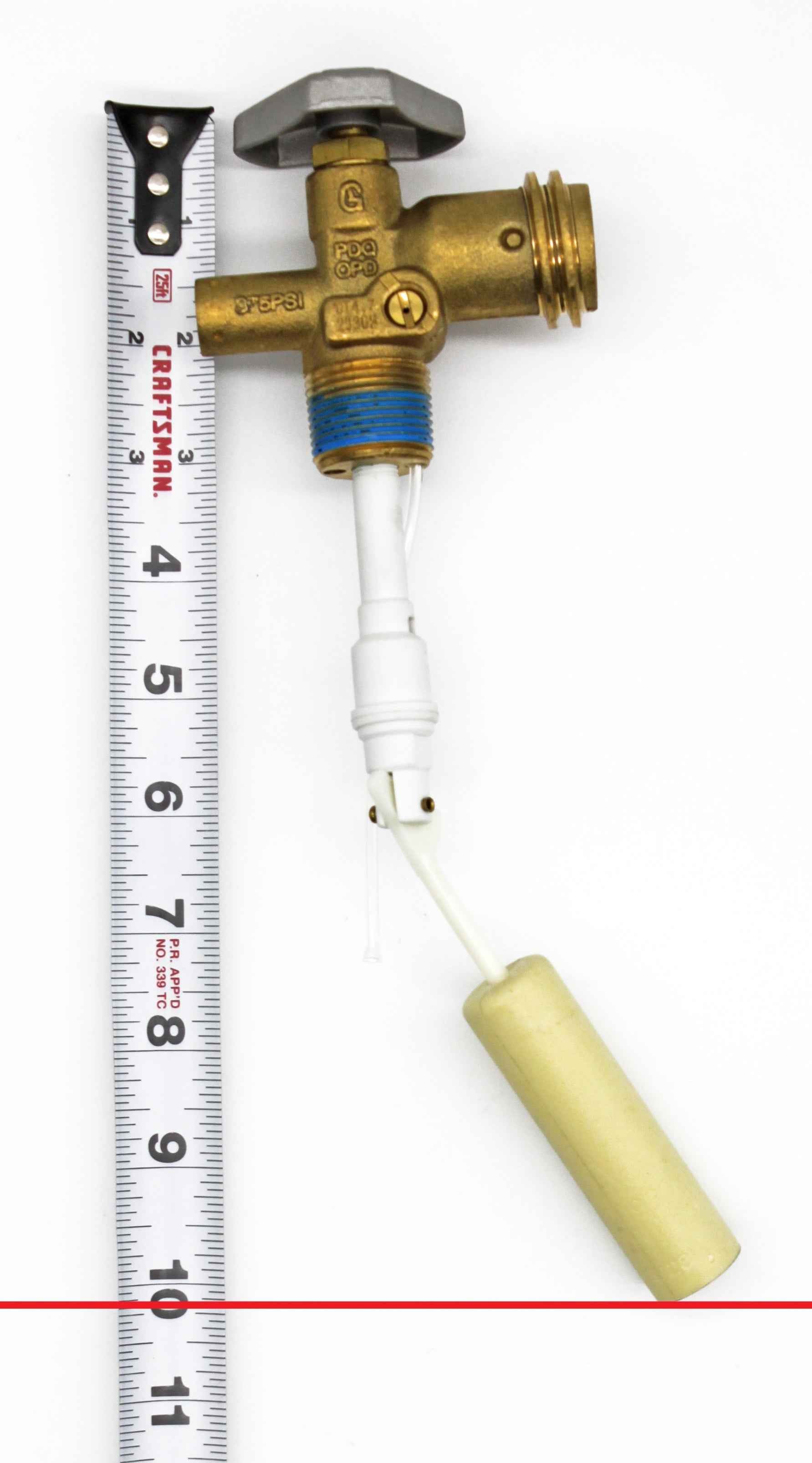 Flame King 30lb OPD Valve For Hog or Horizontal Propane Cylinder