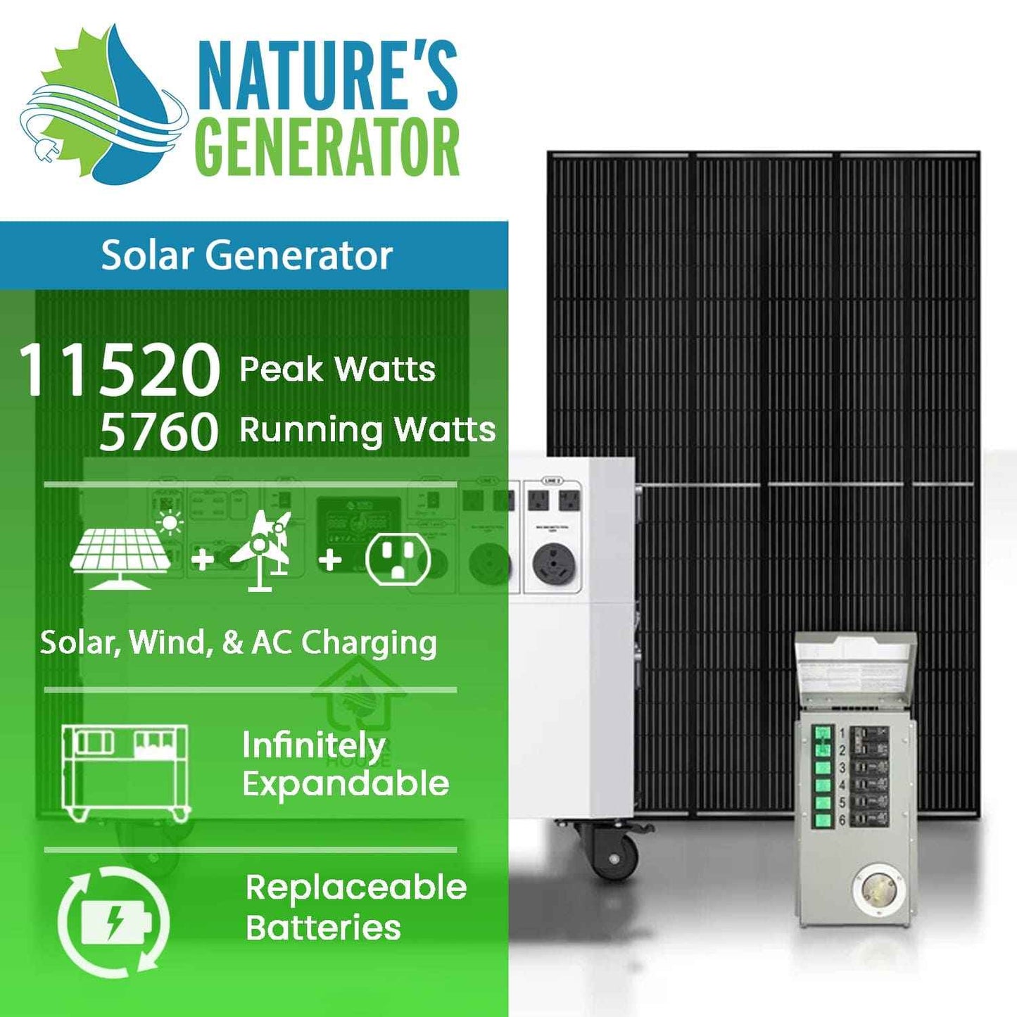 Nature's Generator Powerhouse Gold PE System