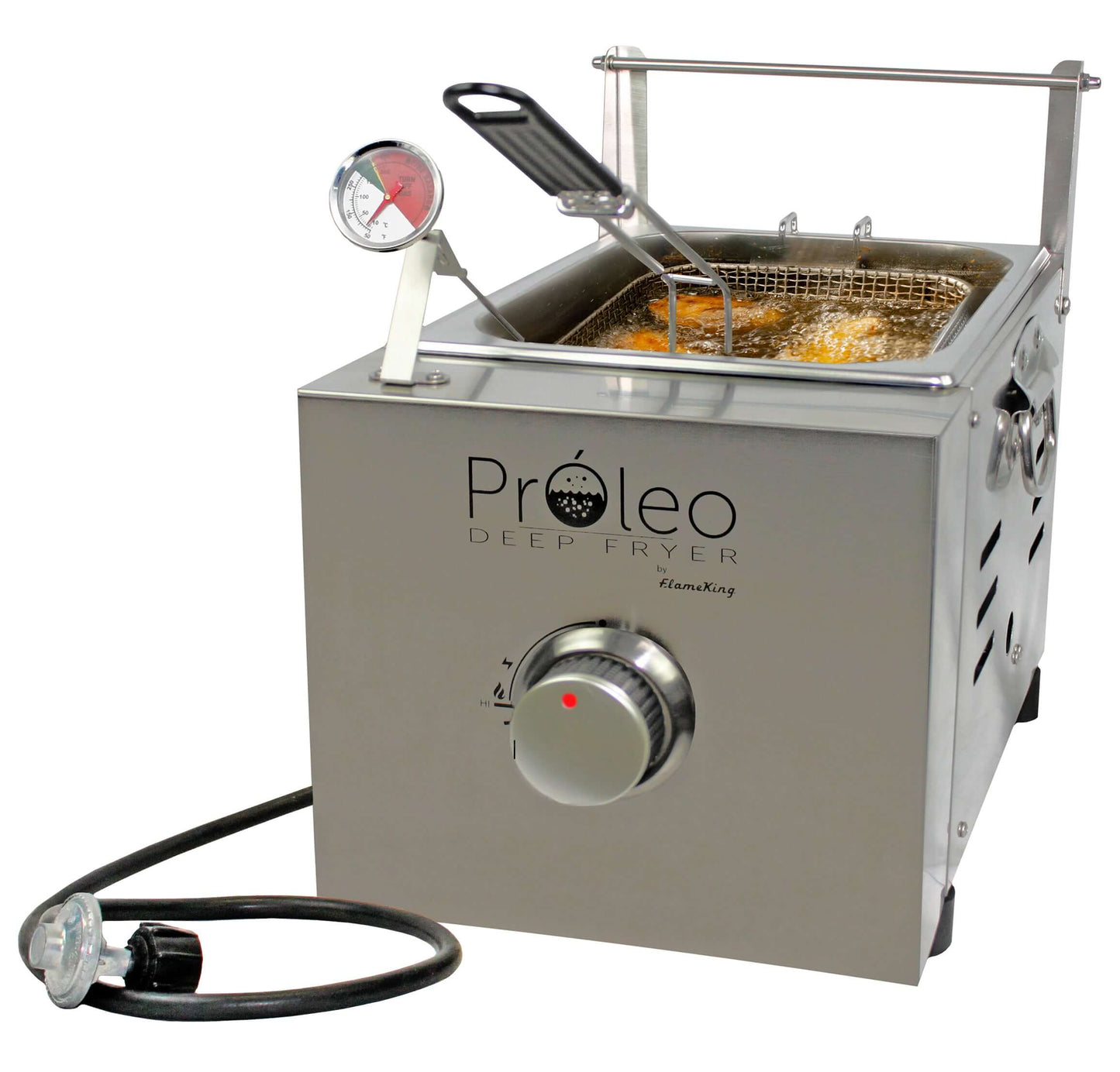 Flame King Proleo 1 Gallon Portable Propane Deep Fryer