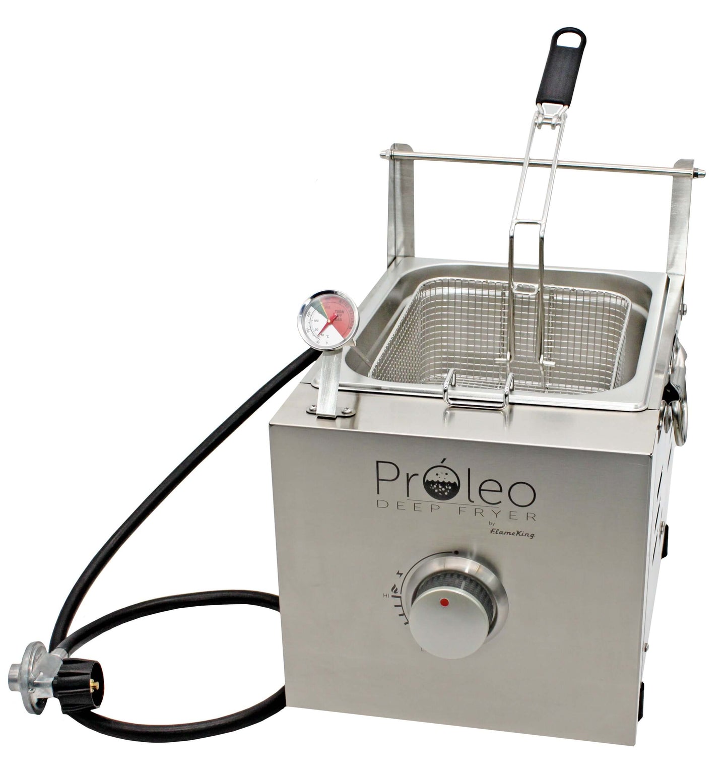 Flame King Proleo 1 Gallon Portable Propane Deep Fryer