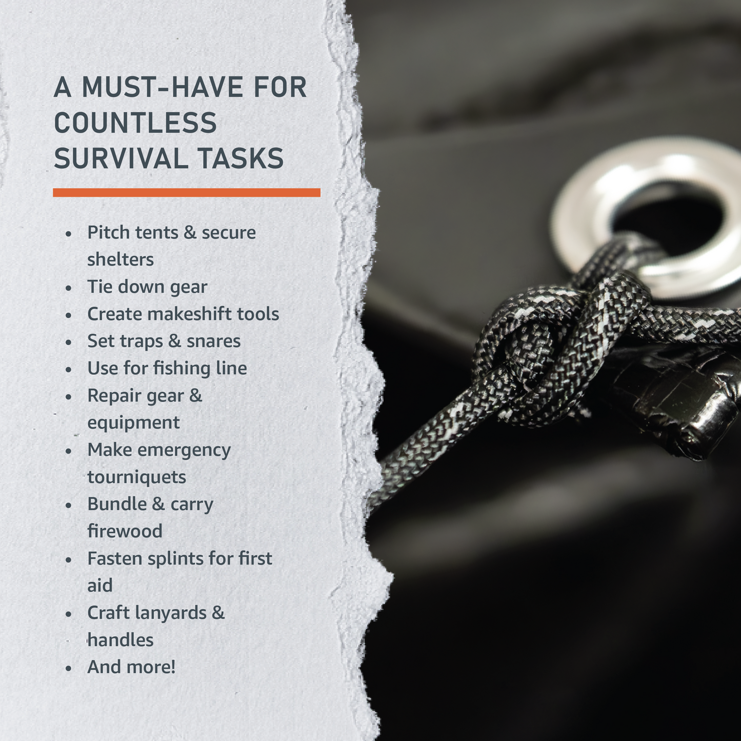 Heavy Duty Paracord - 100ft.