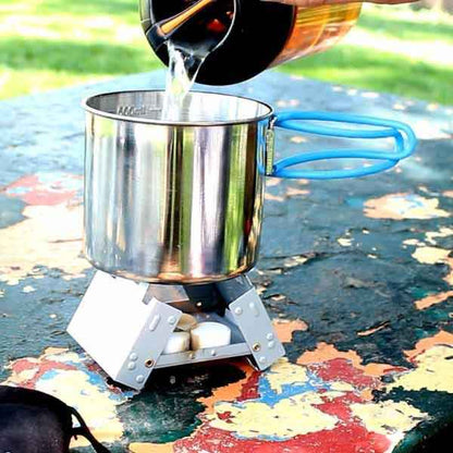 Pocket Stove with Smokeless Fuel Tablets