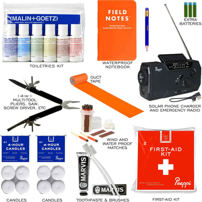 Preppi | The Prepster | Two-Person | 3-Day Emergency Kit Bag - East Bay Industries