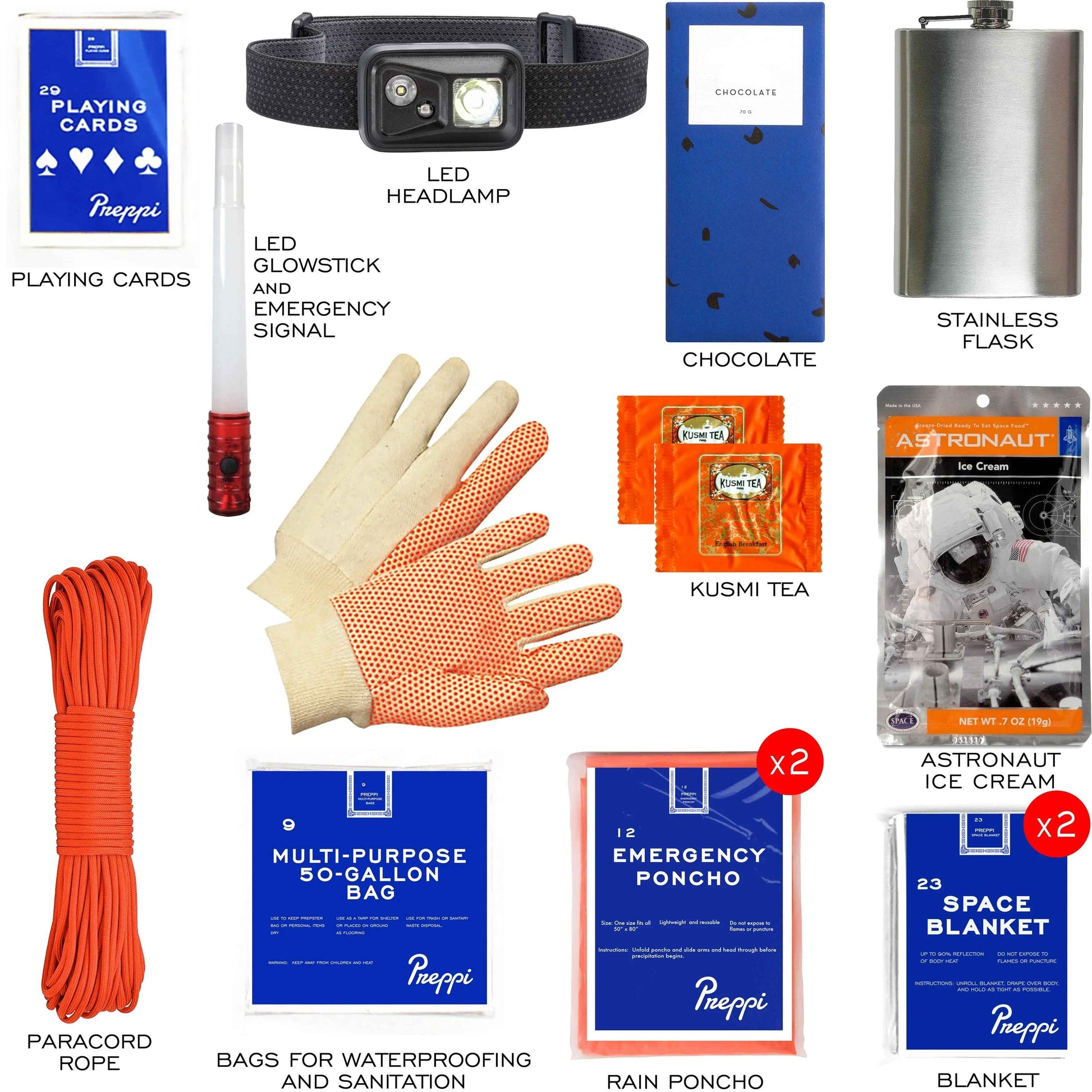 Preppi | The Prepster | Two-Person | 3-Day Emergency Kit Bag - East Bay Industries