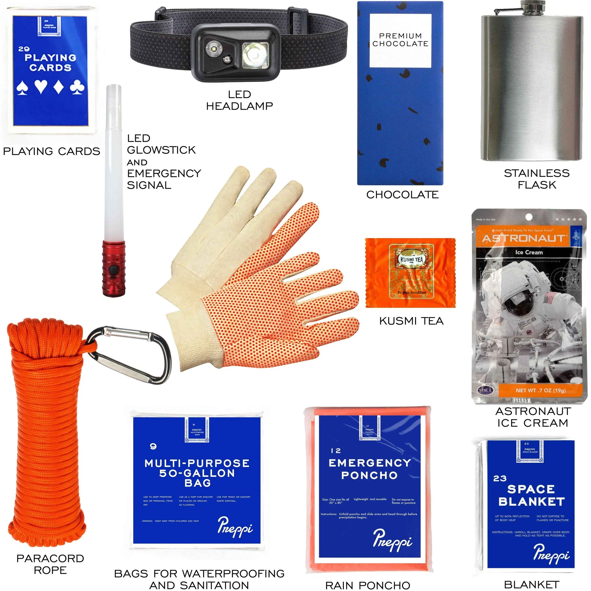Preppi | The Prepster Advanced Fireproof Backpack | 3-Day Emergency Kit