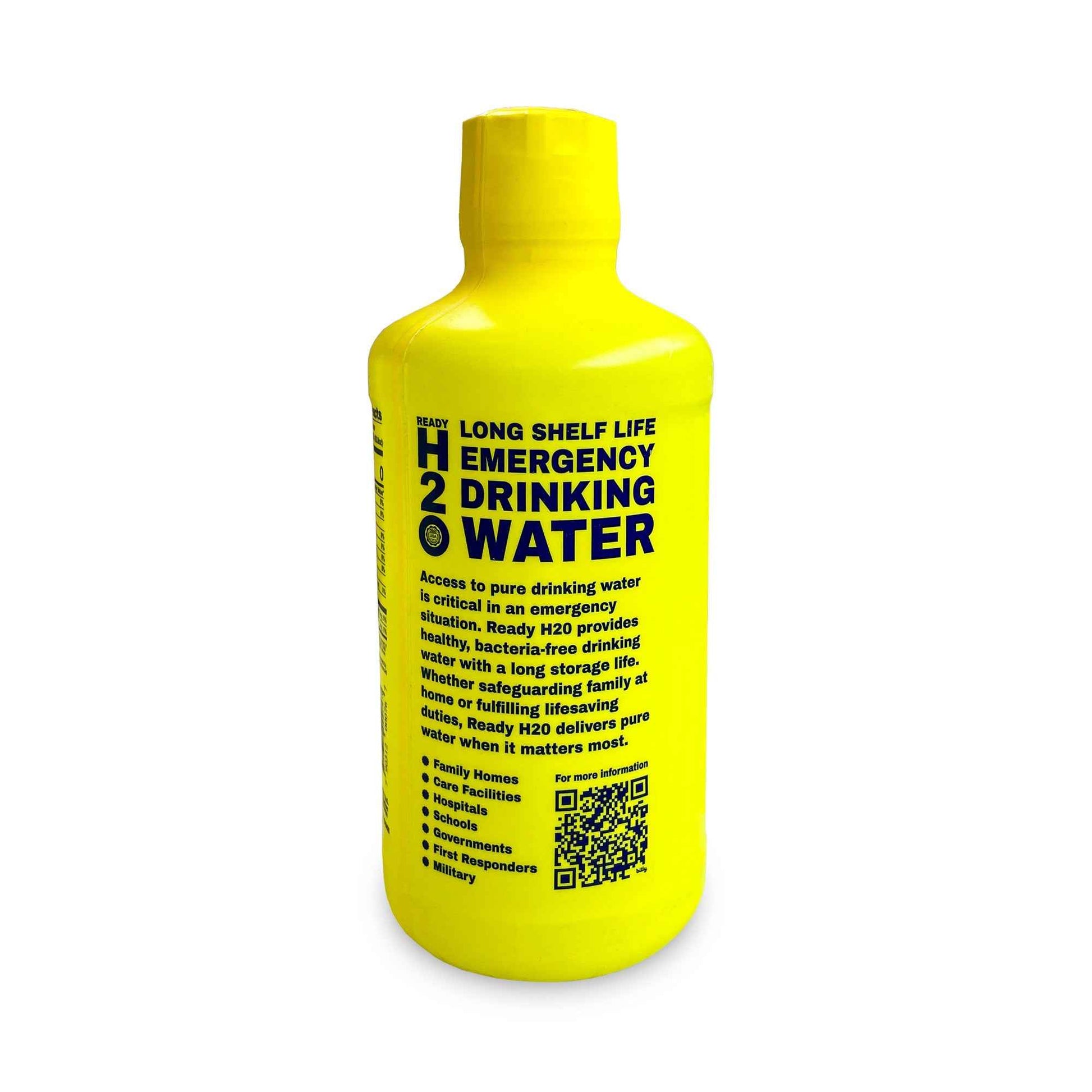 Emergency Drinking Water - Bacteria Free - 20 yr - 1 Liter Bottles - Pallet Quantity (840L)