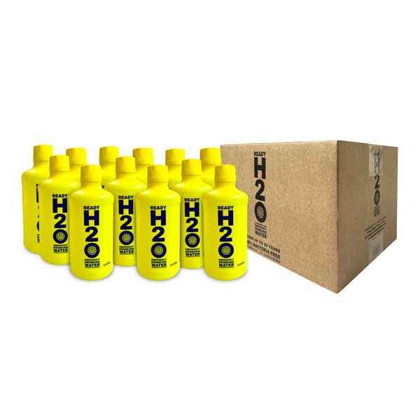 Emergency Drinking Water - Bacteria Free - 20 yr - 1 Liter Bottles - Pallet Quantity (840L)