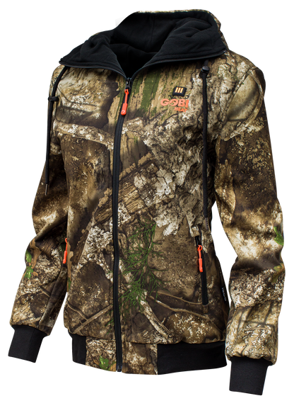 Gobi Heat Shadow Women's Heated Camo Hoodie for Hunting
