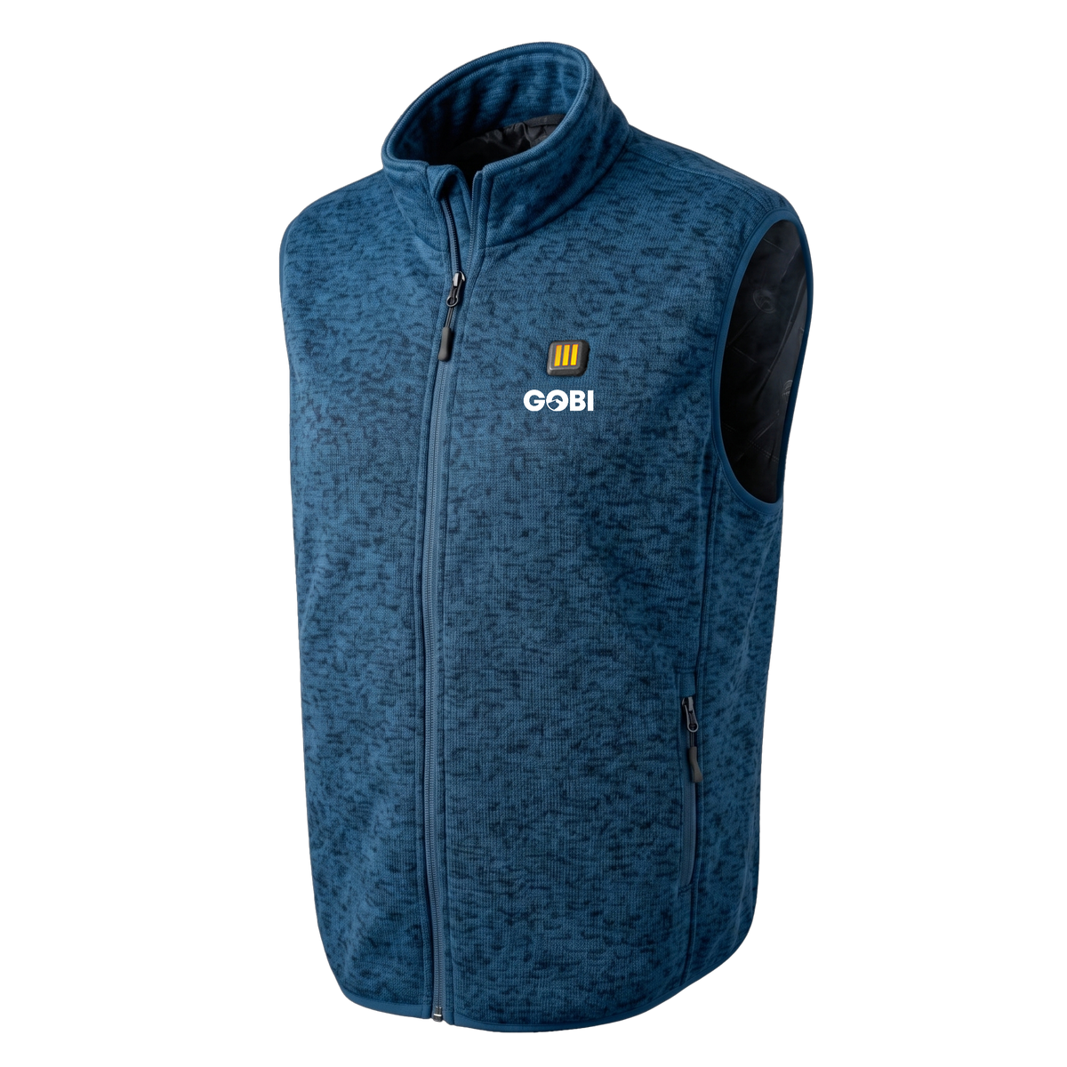 Gobi Heat Sierra Men's Heated Knit Vest with 10,000 mAh Battery