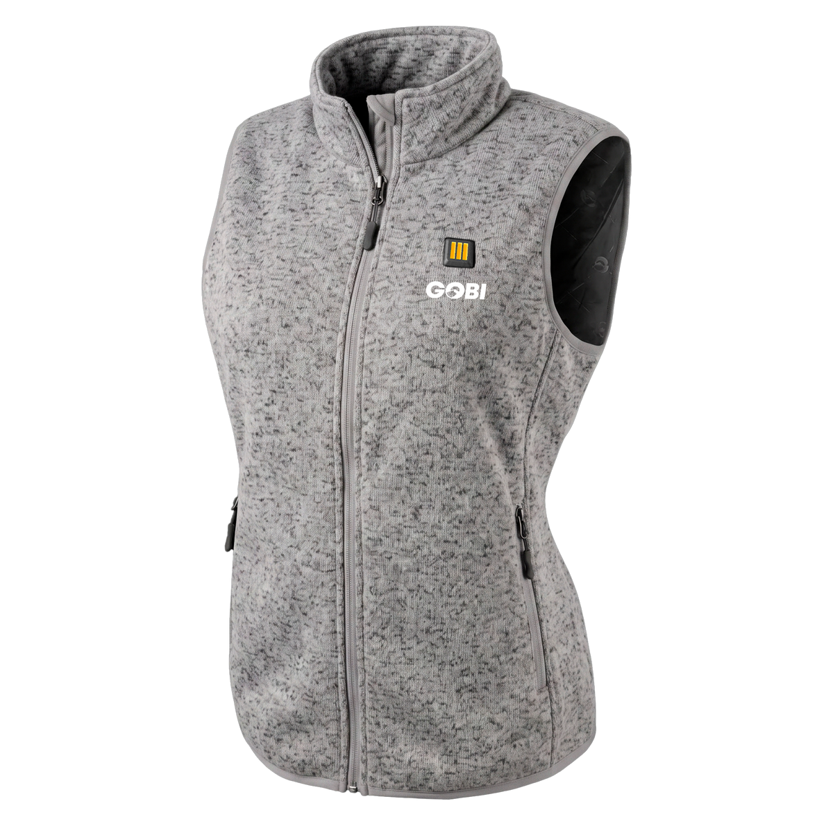 Gobi Heat Sierra Women's Heated Knit Vest with 10,000 mAh Battery
