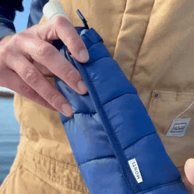 Mo Sullivan Collapsible Wine Sleeve for Portable Chilling