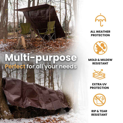12’ x 12’ Super Heavy Duty Poly Tarp