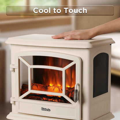 Suburbs TS20-SD Electric Fireplace Stove Heater with Sound