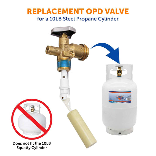 Flame King 10lb OPD Valve