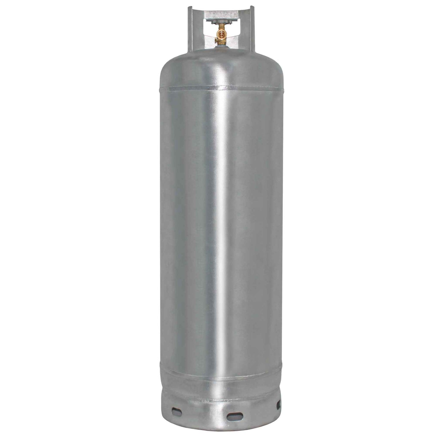 Flame King 100lb Empty Galvanized Propane Tank LP Cylinder with POL Valve