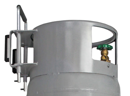 Flame King 100lb Propane Tank with Wheels for Outdoor Use