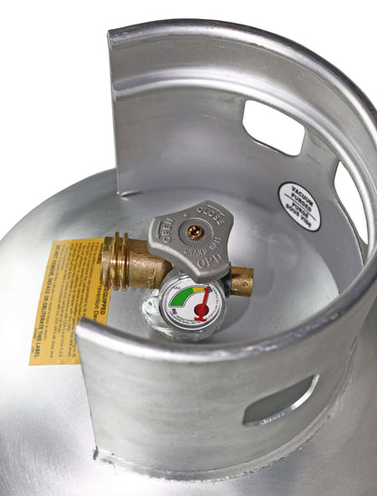 Flame King 30 lb Aluminum Propane Tank for Camping and RVs