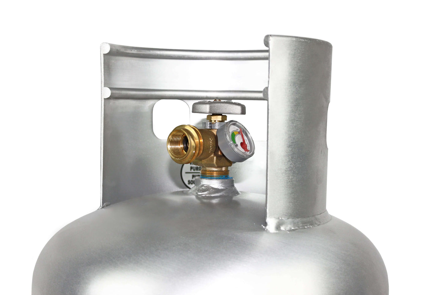 Flame King 30 lb Aluminum Propane Tank for Camping and RVs