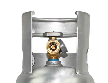 Flame King Lightweight 5lb Aluminum Propane Tank LP Cylinder with OPD & Gauge