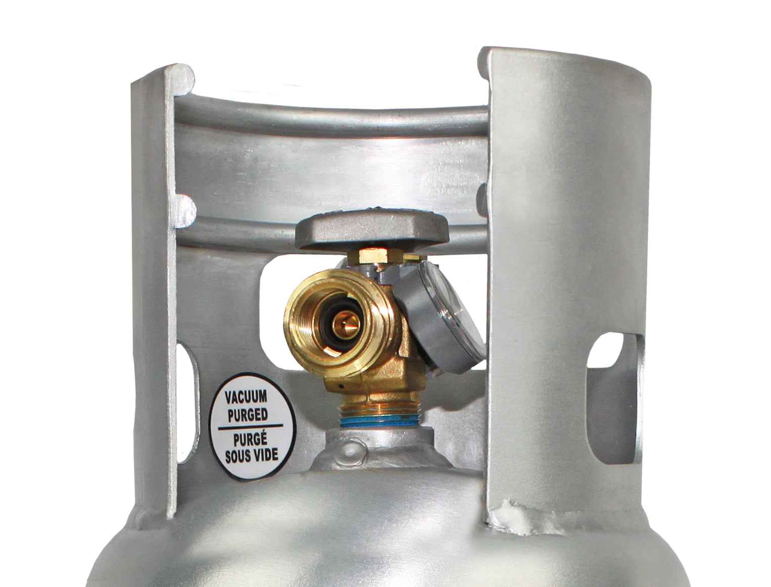 Flame King Lightweight 5lb Aluminum Propane Tank LP Cylinder with OPD & Gauge