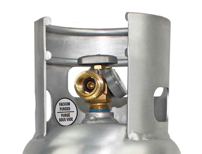 Flame King Lightweight 5lb Aluminum Propane Tank LP Cylinder with OPD & Gauge