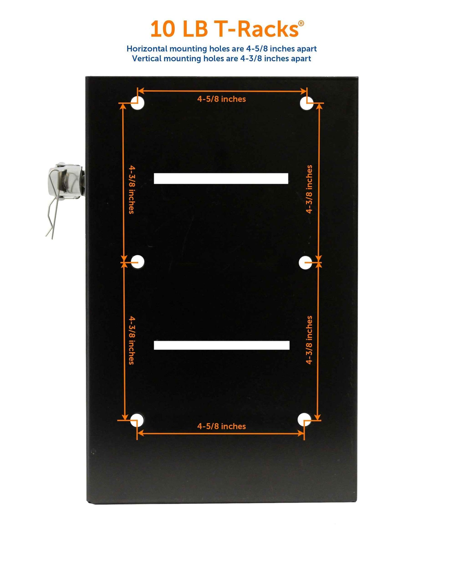 Flame King T-Racks 10lb Propane Tank Mounting Brackets Strap Campervan Overland Vehicles