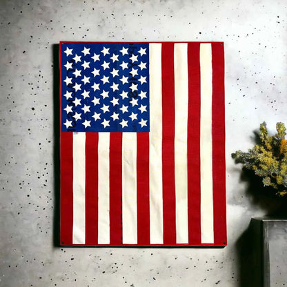 American Flag - Fire Hose - Extra Large - Vertical