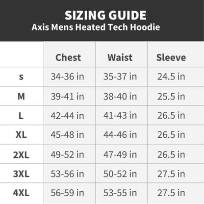Apex Mens Heated Tech Hoodie