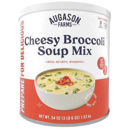 Cheesy Broccoli Soup Mix Can, 38 Servings