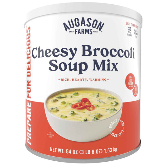 Cheesy Broccoli Soup Mix Can, 38 Servings