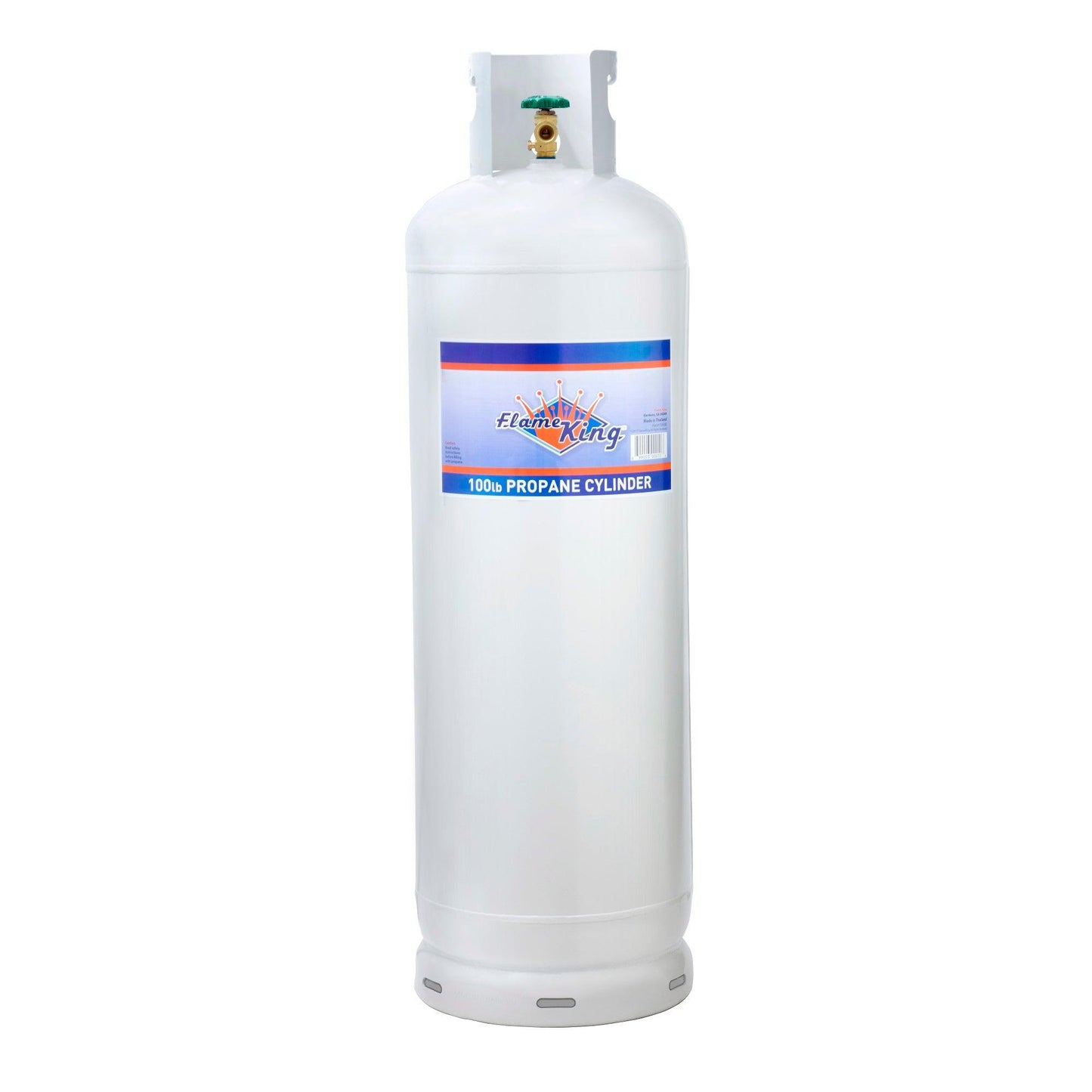 Flame King 100lb Empty Propane Tank for Home and Business