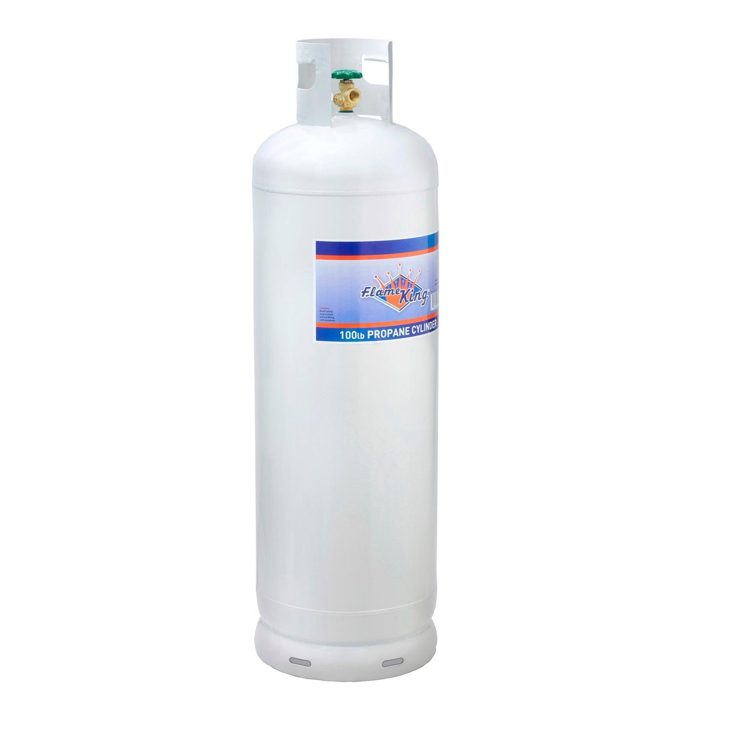 Flame King 100lb Empty Propane Tank for Home and Business
