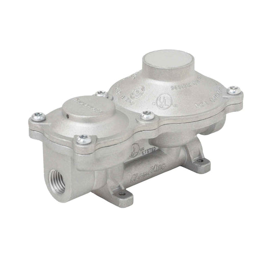 Flame King 2-Stage 160,000 BTU Propane LP Vertical Super Compact Regulator