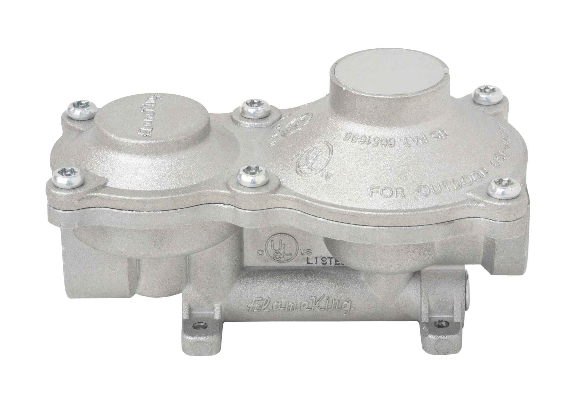 Flame King 2-Stage 160,000 BTU Propane LP Vertical Super Compact Regulator