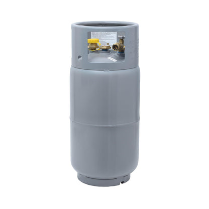 Flame King 33.5lb Steel Propane Tank with Gauge for Forklifts