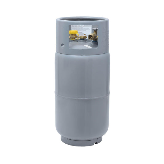 Flame King 33.5lb Steel Propane Tank with Gauge for Forklifts