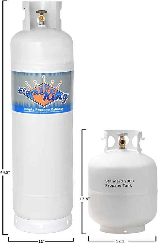 Flame King 60lb Propane Tank LP Cylinder with POL