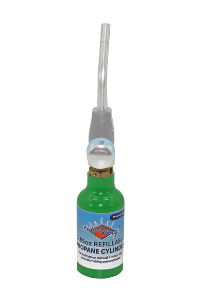 Flame King 2-Pack 1/4 lb Refillable Propane Cylinder Set
