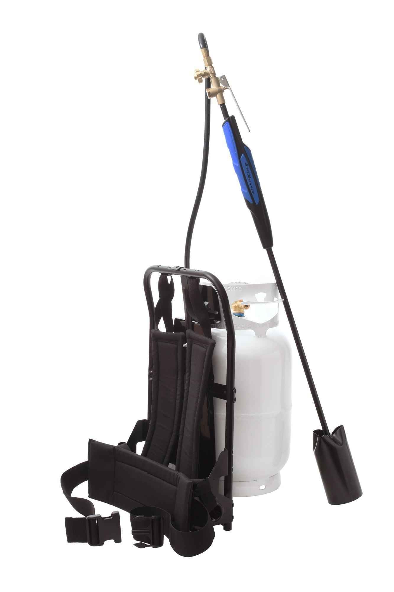 Flame King Metal Alice Frame Backpack Carrier for 10LB Propane Cylinder and Weed Torch