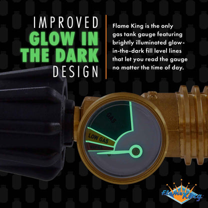Flame King Propane Gas Level Indicator Check Gauge Meter For Propane Tanks Cylinders