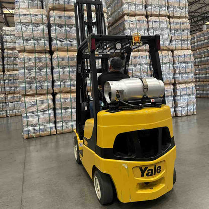 Flame King 33.5lb Aluminum Forklift Propane Tank with Gauge