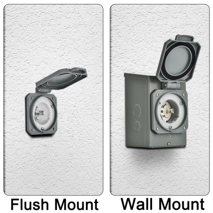 Nature's Generator 50A Power Inlet Box - East Bay Industries