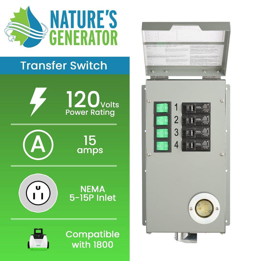 Nature's Generator Power Transfer Switch Kit - East Bay Industries