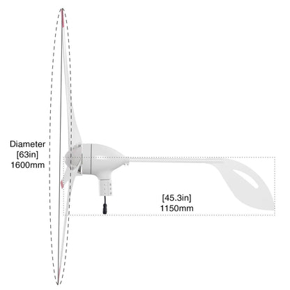 Nature's Generator Powerhouse Wind Turbine - East Bay Industries