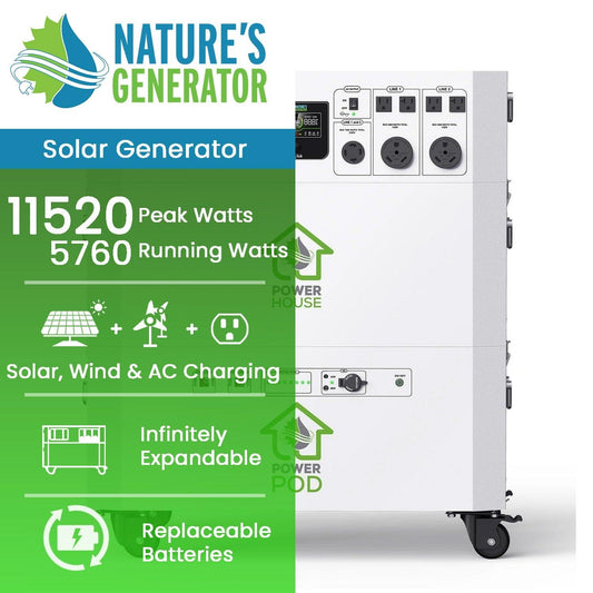Nature's Generator Powerhouse + Power Pod - East Bay Industries