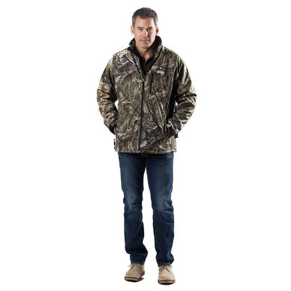 Sahara Men's Heated Hunting Jacket - Mossy Oak Camo